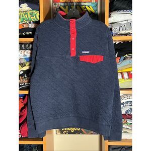 Patagonia Men's Organic Cotton Quilt Snap-T Pullover Sweater